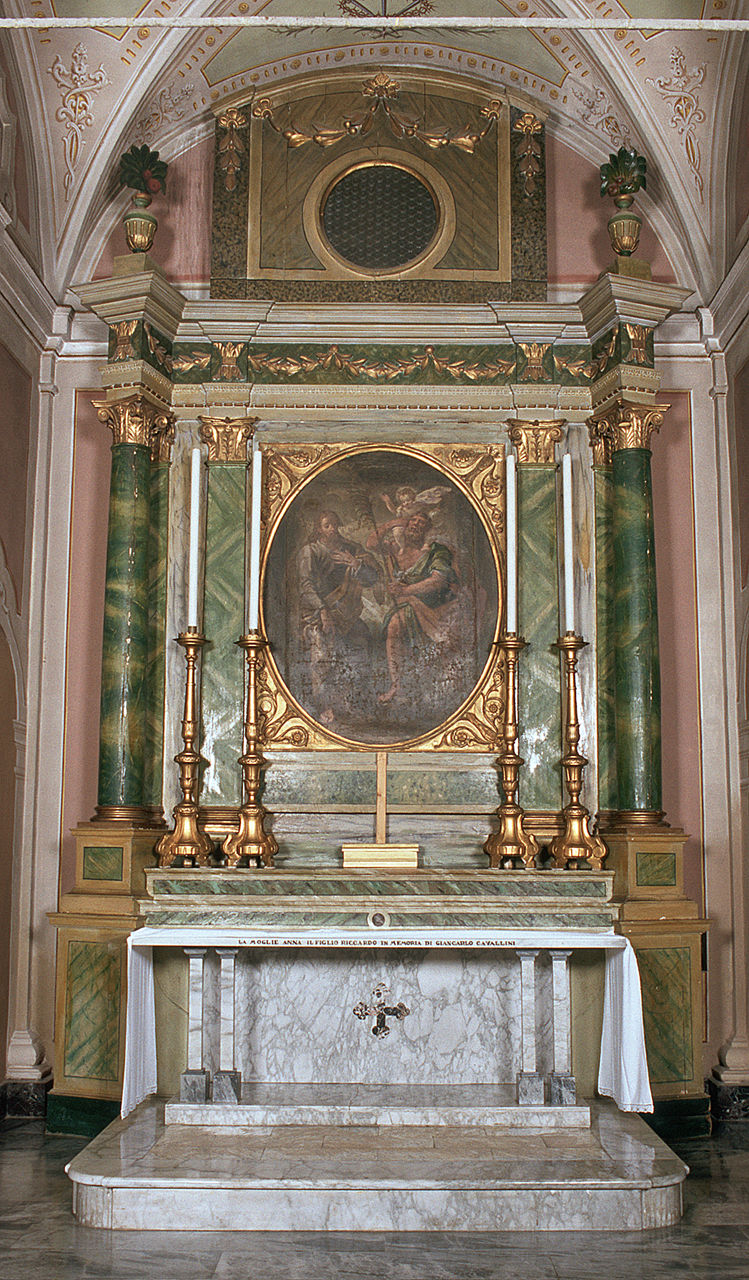 altare, opera isolata - bottega ferrarese (sec. XIX)
