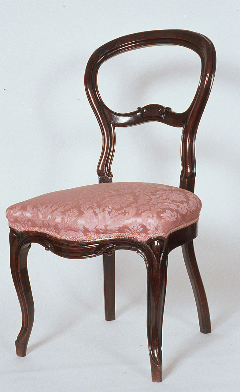 sedia, serie - bottega italiana (ultimo quarto sec. XIX)