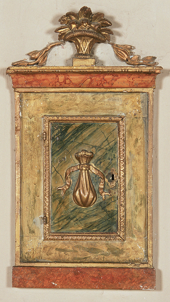 sportello di tabernacolo, serie - bottega ferrarese (ultimo quarto sec. XVIII)