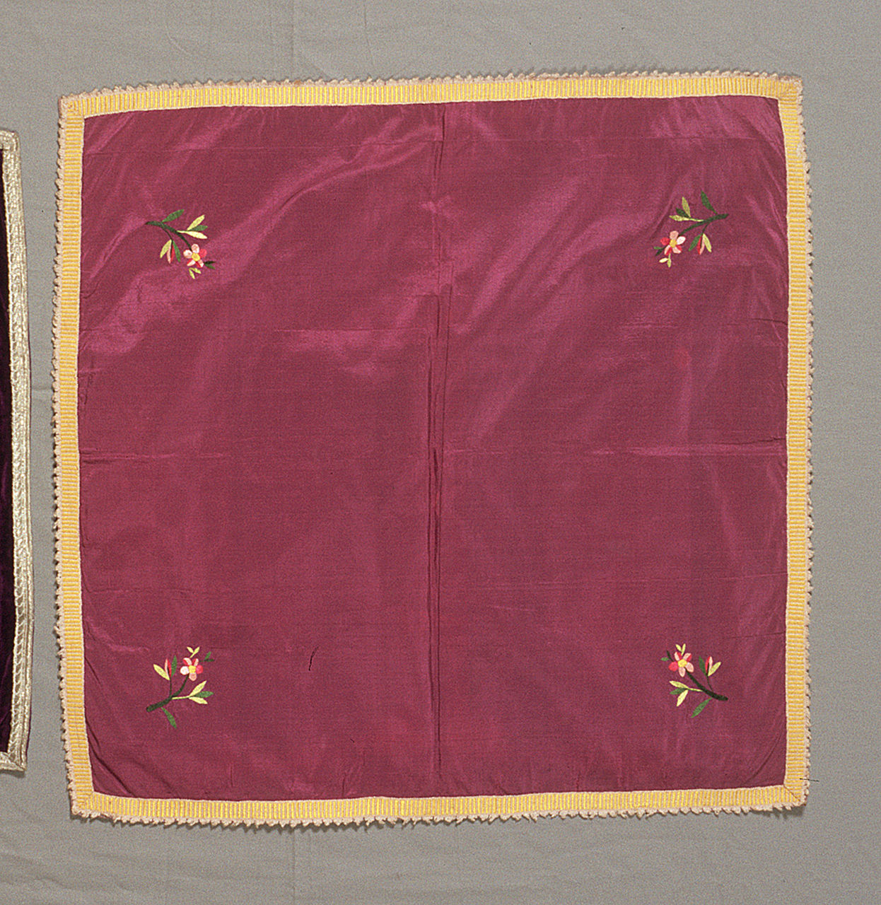 velo di calice, elemento d'insieme - manifattura italiana (seconda metà sec. XVIII)