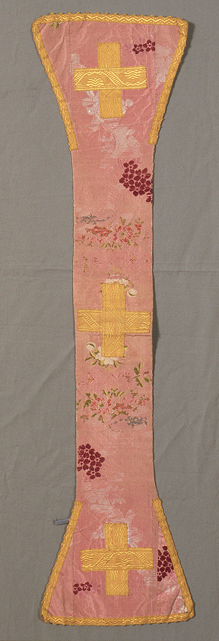 manipolo, elemento d'insieme - manifattura italiana (sec. XVIII)