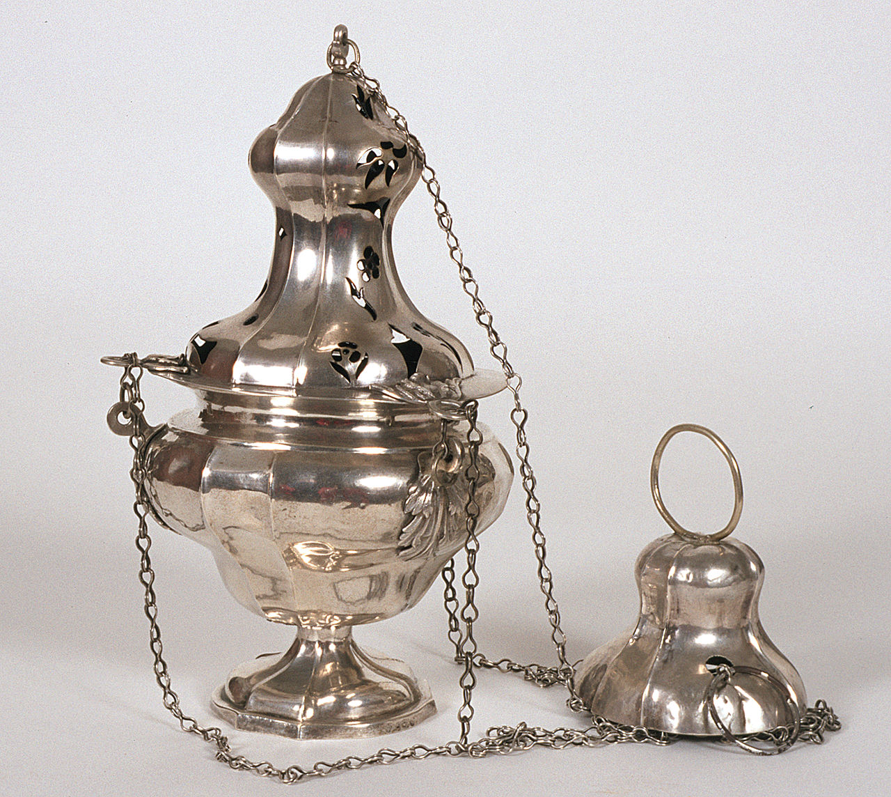 turibolo, elemento d'insieme - bottega italiana (prima metà sec. XIX)