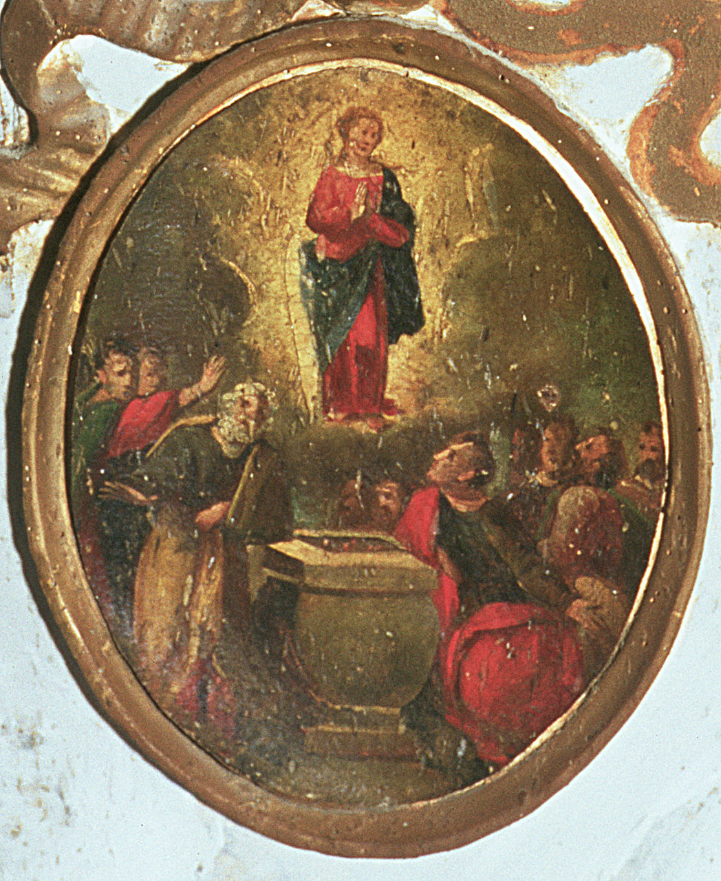 assunzione della Madonna (dipinto, elemento d'insieme) - ambito ferrarese (secc. XVII/ XVIII)