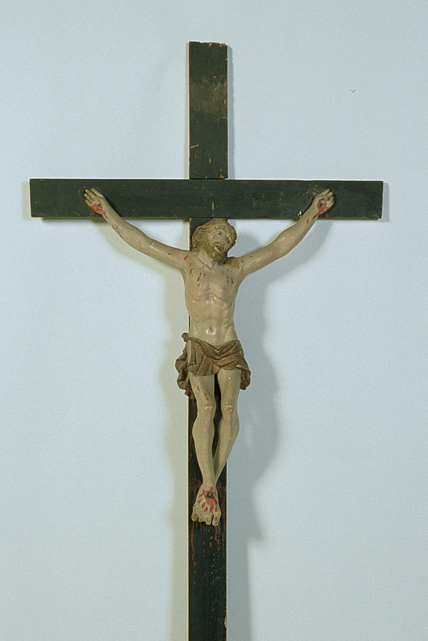 Cristo crocifisso (scultura, opera isolata) - bottega ferrarese (secc. XVIII/ XIX)