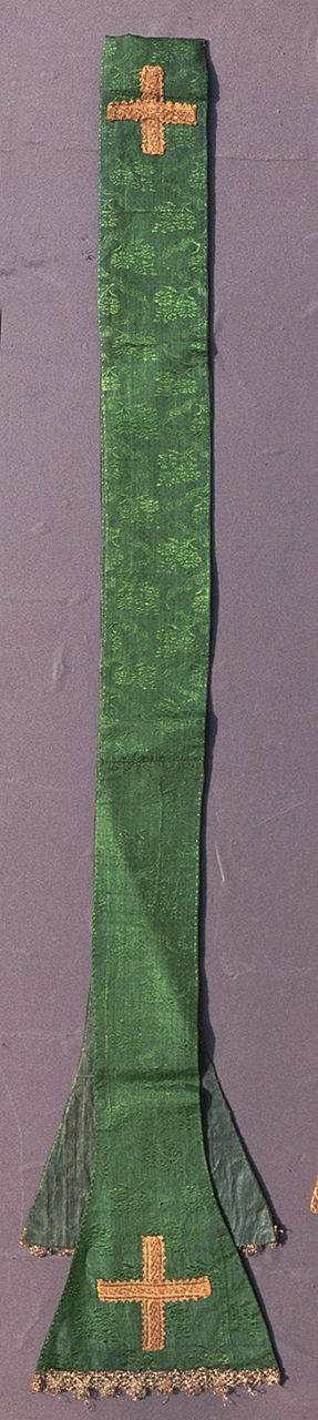 stola, elemento d'insieme - manifattura italiana (seconda metà sec. XVIII)