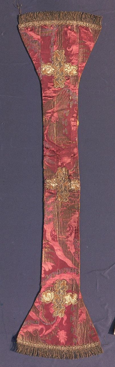 manipolo, elemento d'insieme - manifattura emiliana (primo quarto sec. XX)