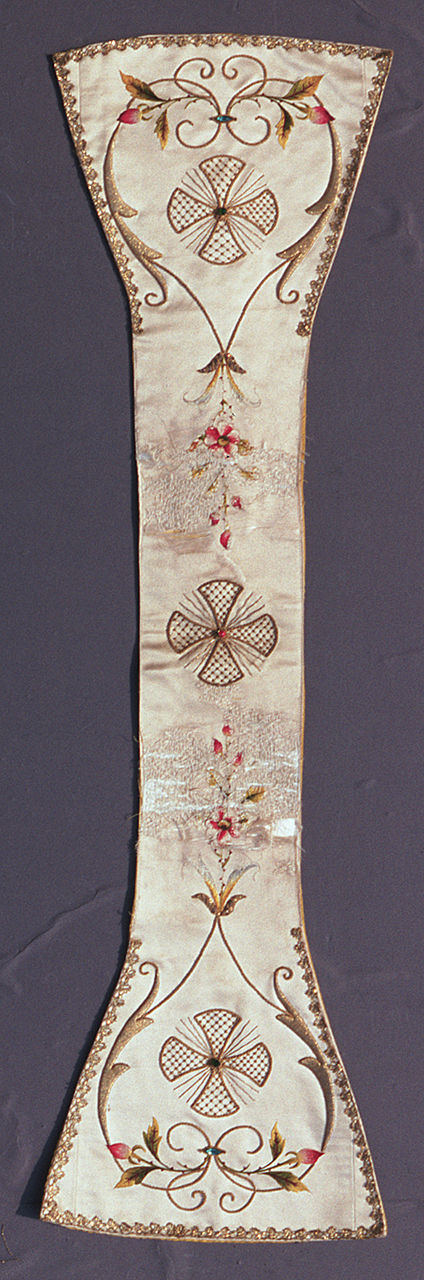 manipolo, elemento d'insieme - manifattura italiana (prima metà sec. XVIII)