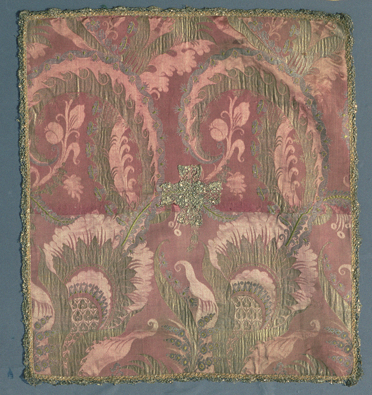 velo di calice, elemento d'insieme - manifattura italiana (prima metà sec. XVIII)