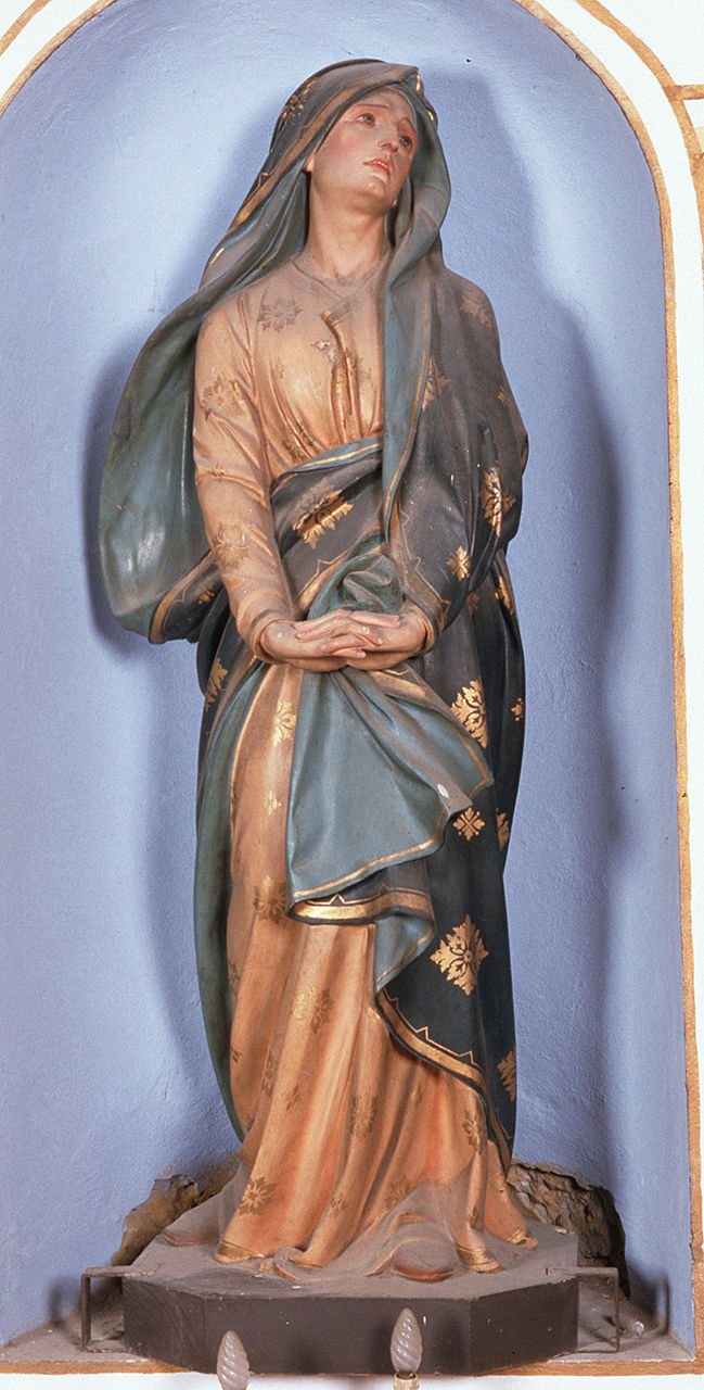 Madonna Addolorata (statua, opera isolata) - bottega italiana (sec. XX)