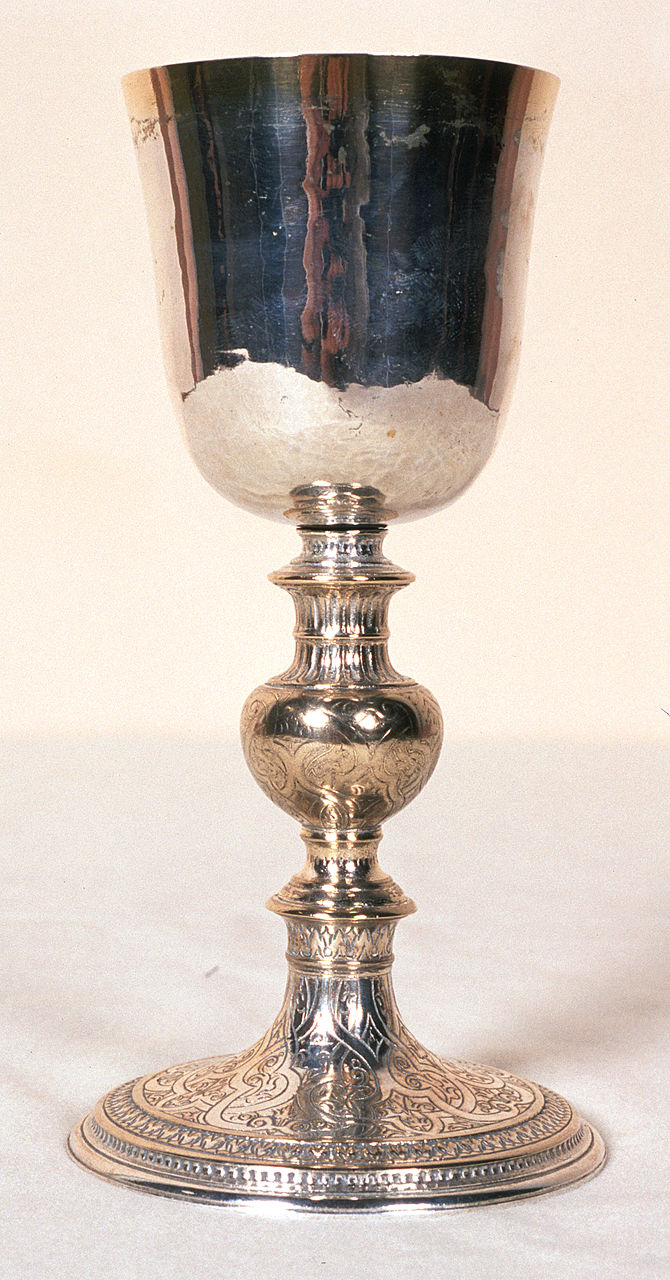 calice, opera isolata - bottega ferrarese (secc. XVII/ XVIII)
