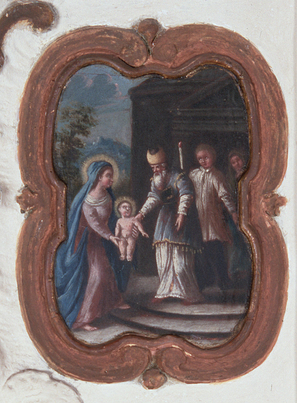 Presentazione di Gesù al tempio (dipinto, elemento d'insieme) - ambito ferrarese (sec. XVIII)