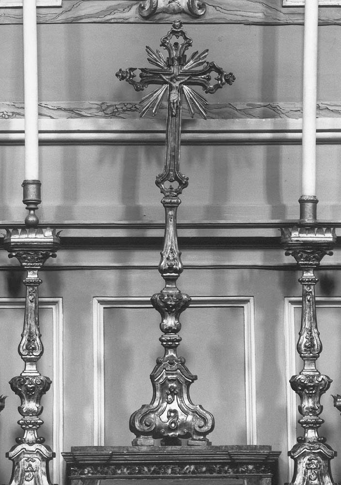 croce d'altare - manifattura emiliana (sec. XVIII)