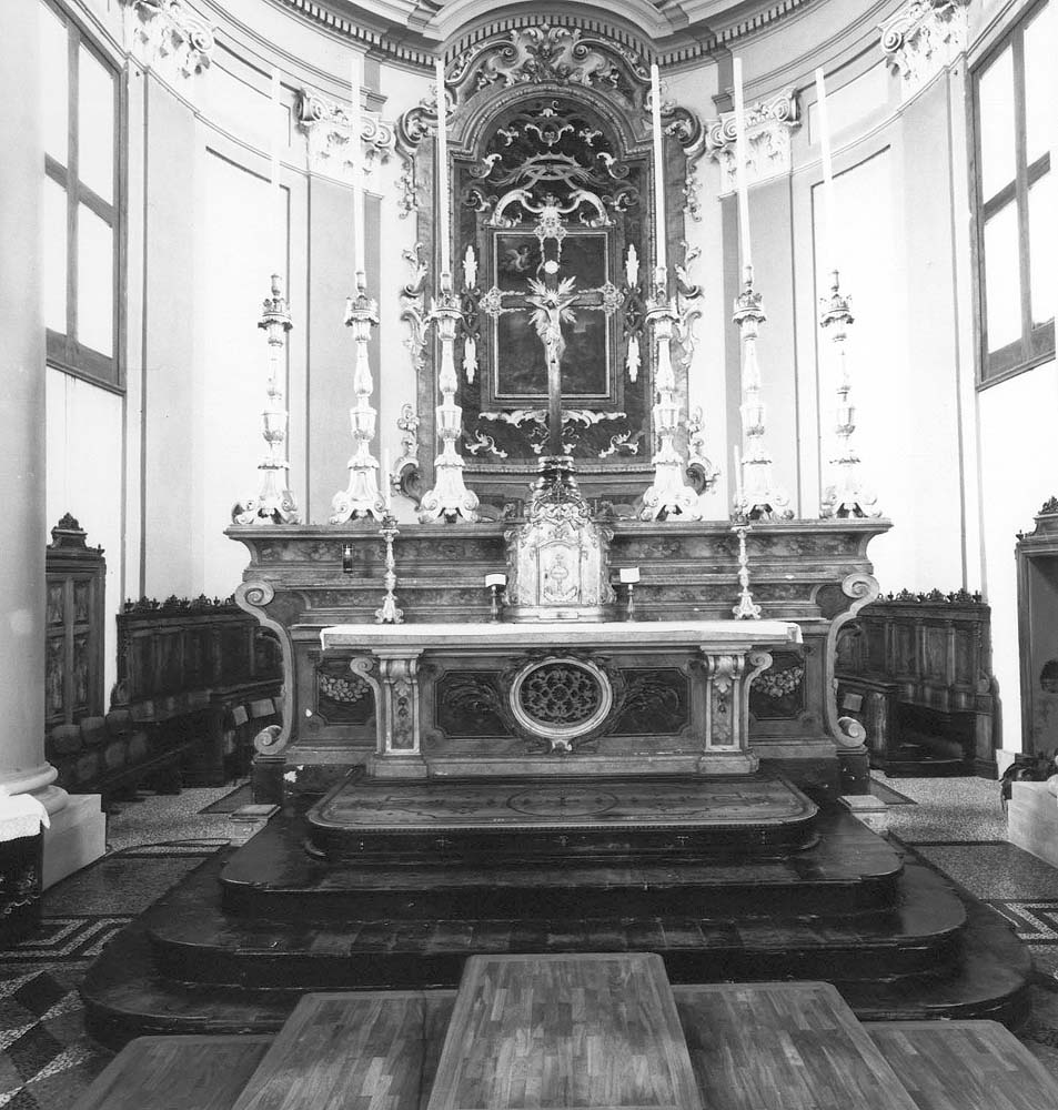 altare maggiore di Dotti Carlo Francesco (sec. XVIII)