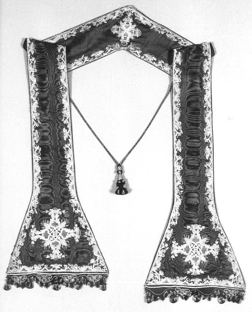 stola - pastorale - manifattura emiliana (sec. XVIII)