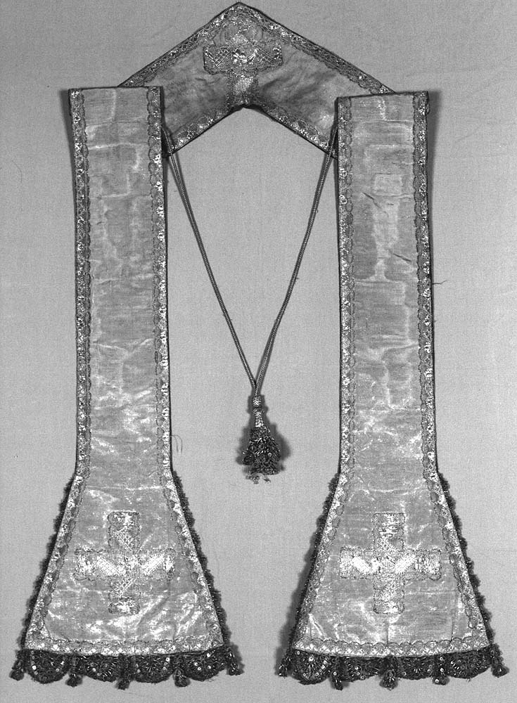 stola - pastorale - manifattura emiliana (sec. XIX)