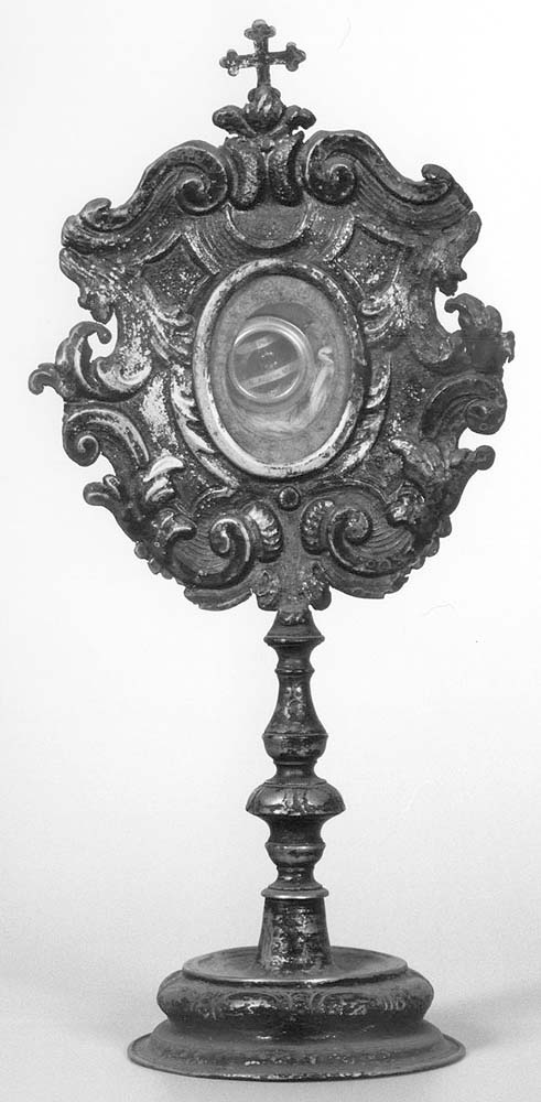 reliquiario - a ostensorio - manifattura emiliana (sec. XVIII)