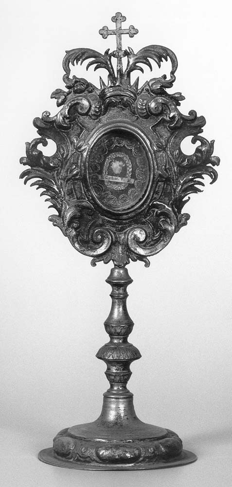 reliquiario - a ostensorio - manifattura emiliana (sec. XVIII)