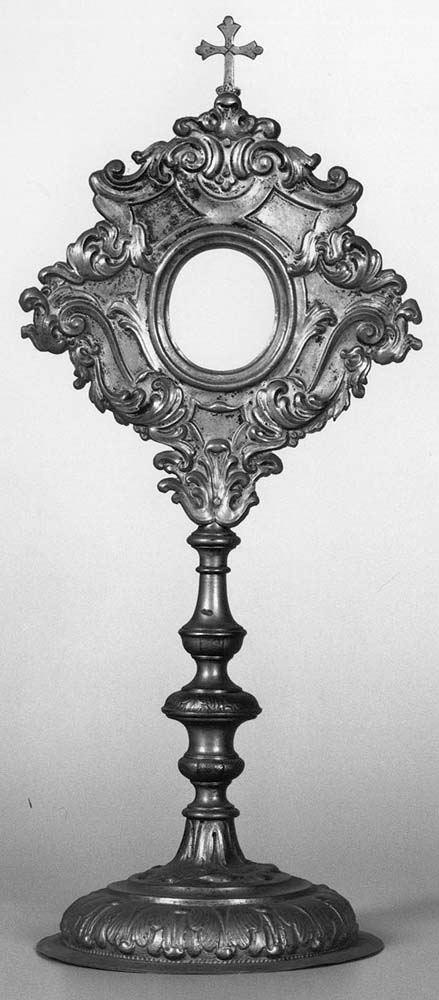 reliquiario - a ostensorio - manifattura emiliana (sec. XVIII)