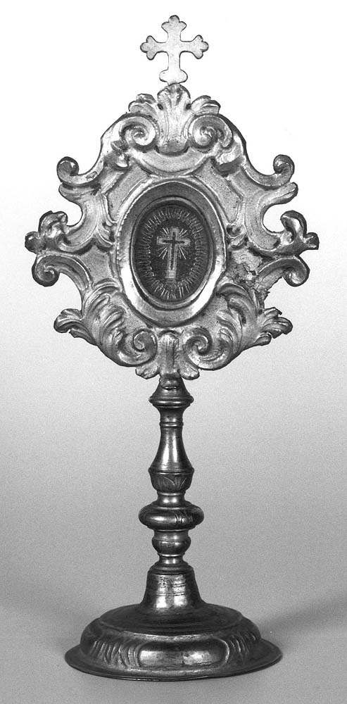 reliquiario - a ostensorio - manifattura emiliana (sec. XVIII)