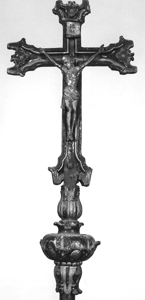 croce processionale - manifattura emiliana (secc. XVIII/ XIX)