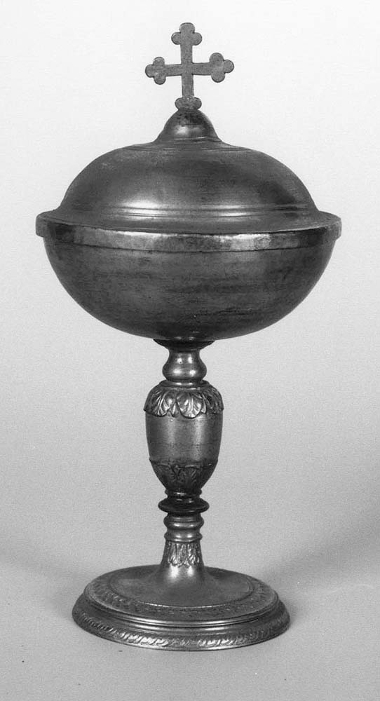 pisside - manifattura emiliana (secc. XVII/ XVIII)