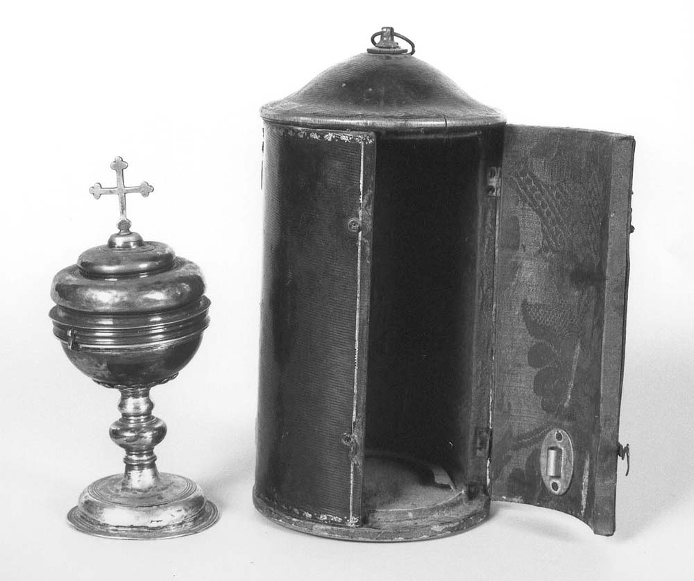 pisside da viatico di Chiossi Francesco Maria (primo quarto, seconda metà sec. XVIII, sec. XIX)