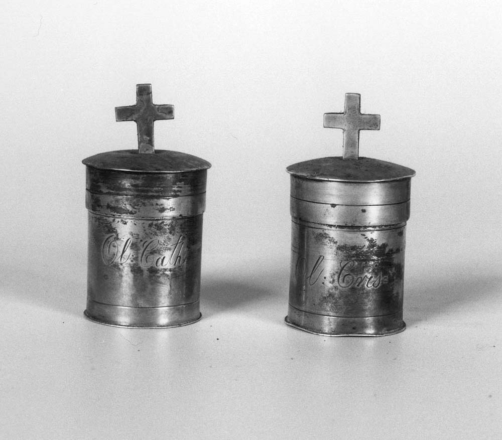 vasetti per oli santi di Cocchi Marino (terzo quarto sec. XIX)