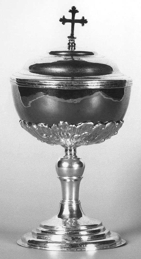 pisside - manifattura emiliana (sec. XIX)