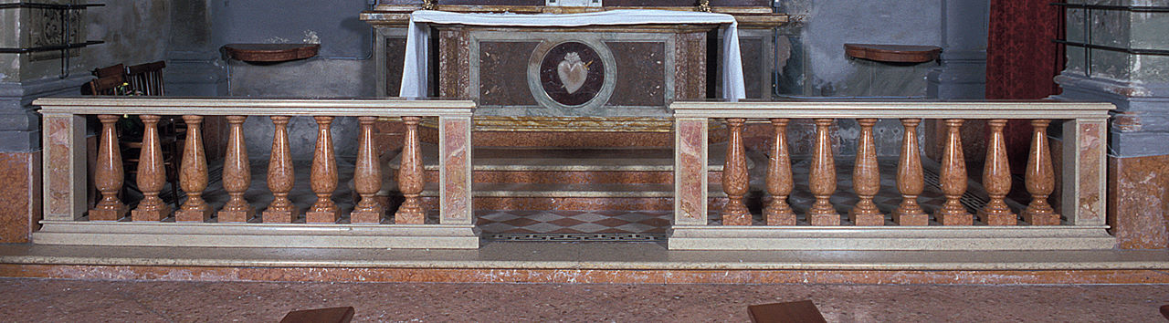 balaustrata, opera isolata - manifattura ferrarese (sec. XX)