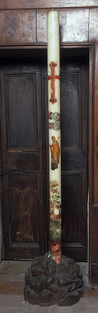 cero pasquale, opera isolata - manifattura ferrarese (primo quarto sec. XX)