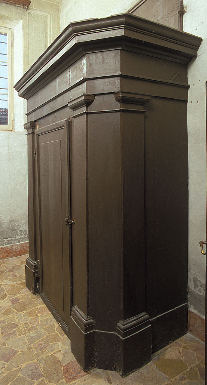 bussola d'ingresso, opera isolata - manifattura ferrarese (prima metà sec. XIX)