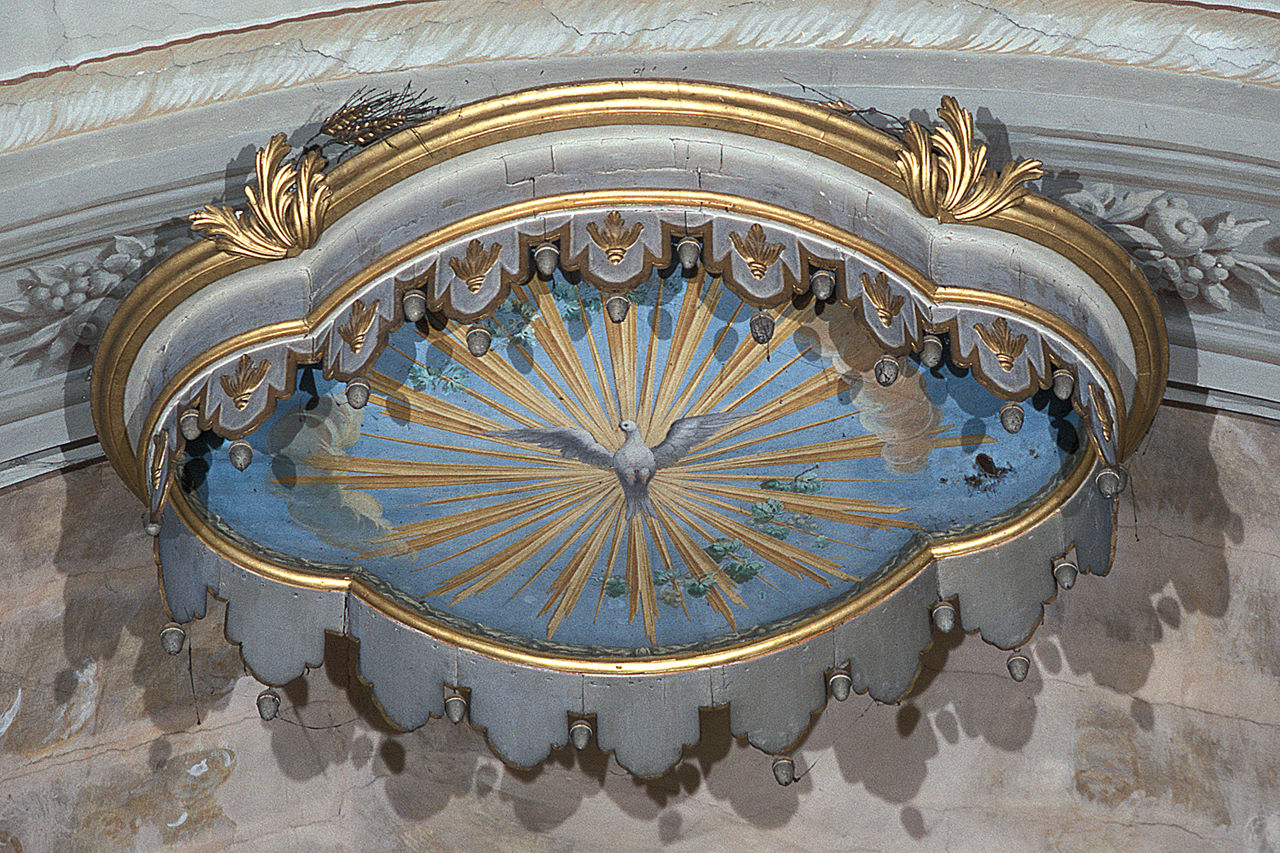 baldacchino, opera isolata - manifattura ferrarese (sec. XVIII)