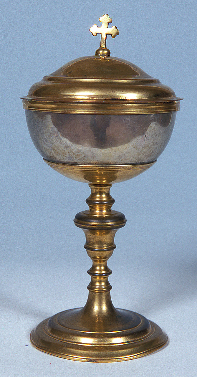 pisside, opera isolata - manifattura ferrarese (sec. XVIII)