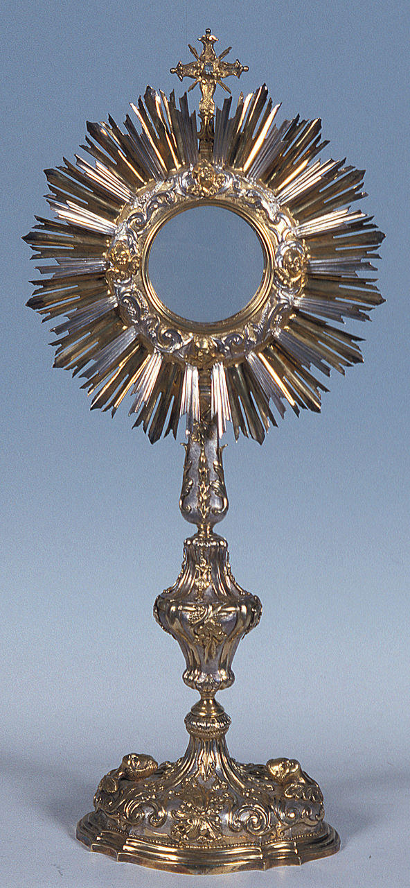 ostensorio - a raggiera, opera isolata di Chiesa Francesco (sec. XVIII)
