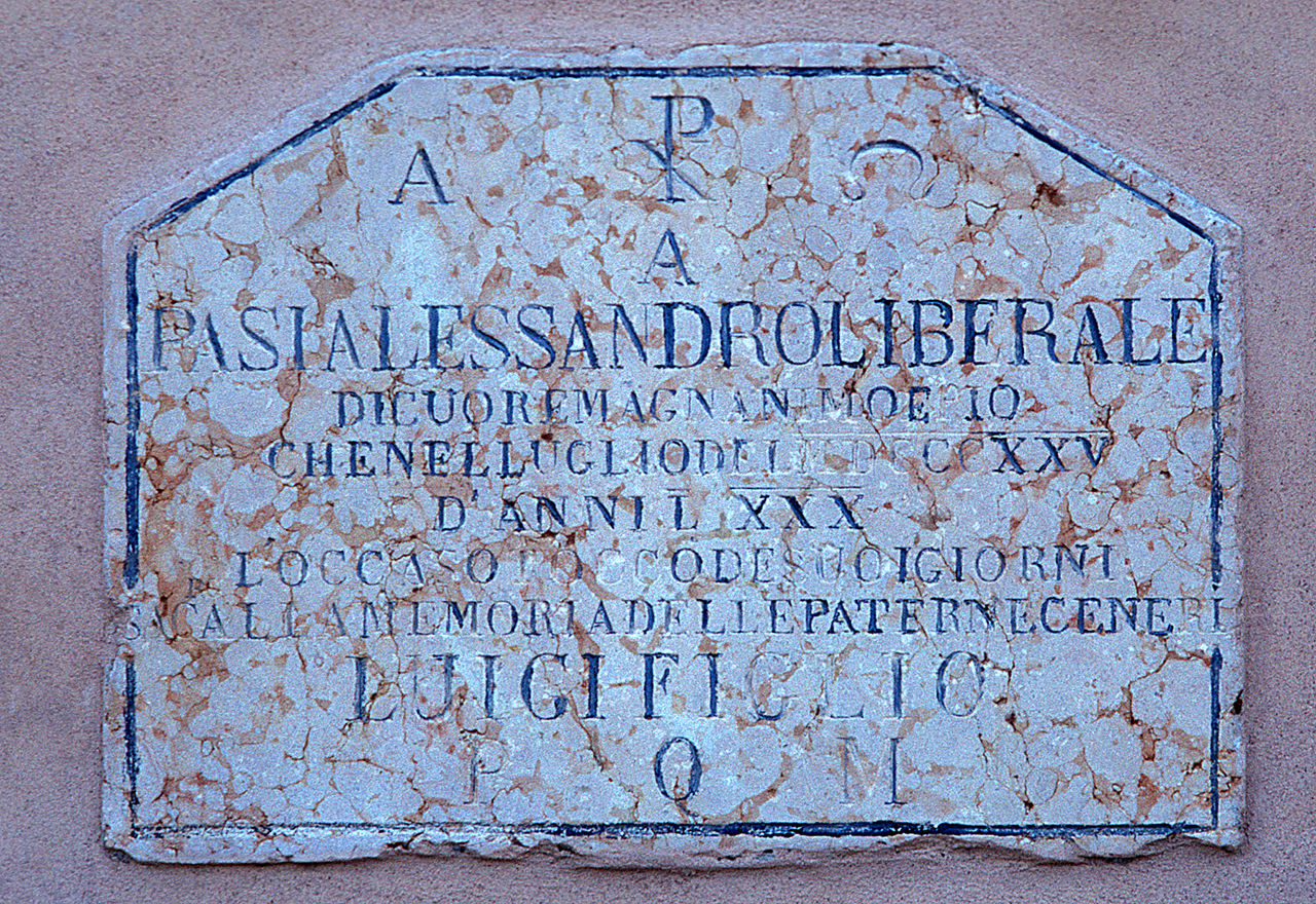 lapide, opera isolata - manifattura ferrarese (sec. XIX)