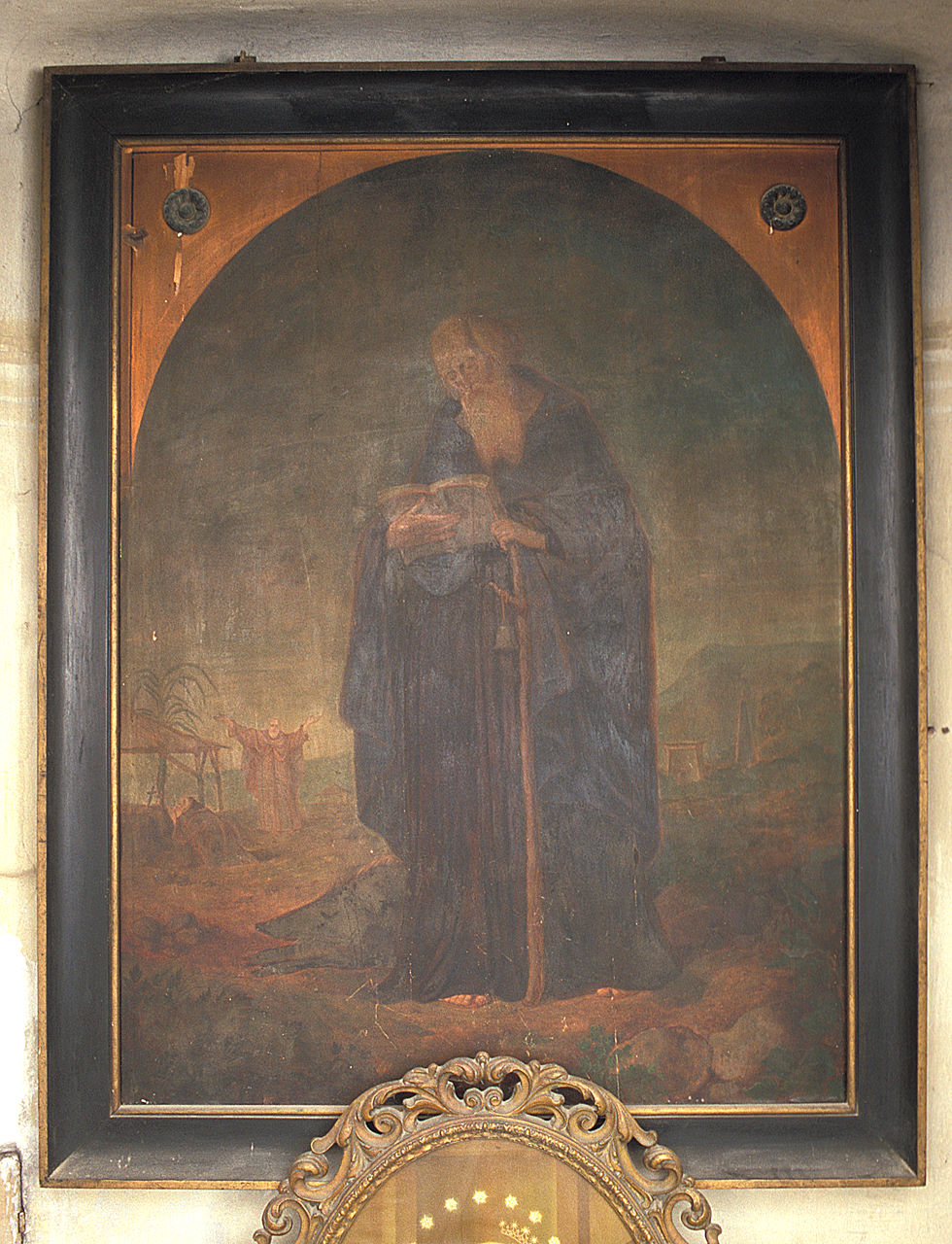 cornice, elemento d'insieme - manifattura ferrarese (sec. XIX)