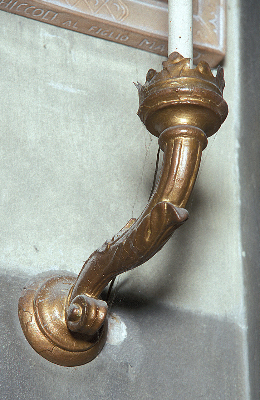 candeliere da parete, serie - manifattura ferrarese (prima metà sec. XIX)