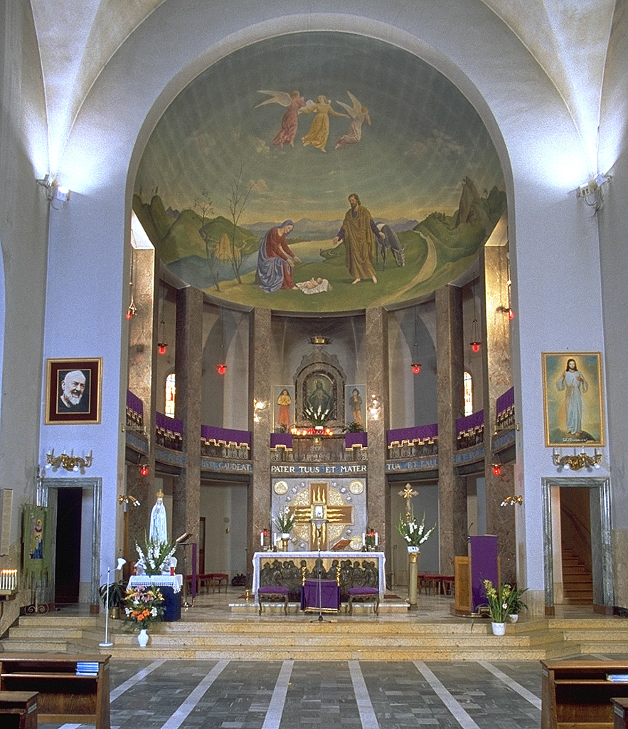 altare maggiore, opera isolata - manifattura ferrarese (sec. XX)