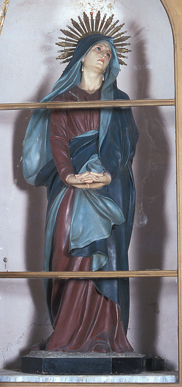 Madonna Addolorata (statua, opera isolata) - bottega emiliana (seconda metà sec. XIX)