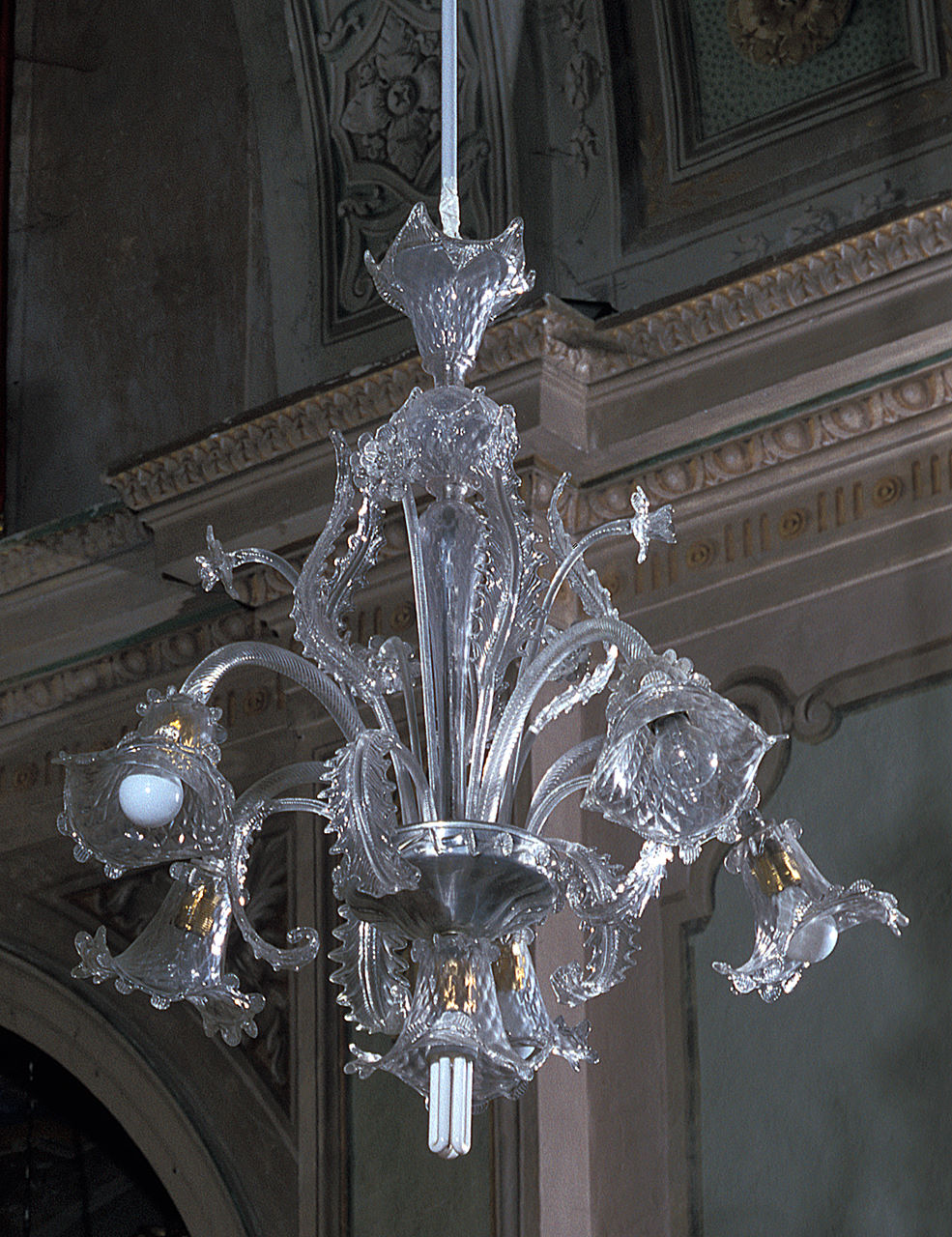 lampadario, opera isolata - manifattura emiliana (sec. XX)