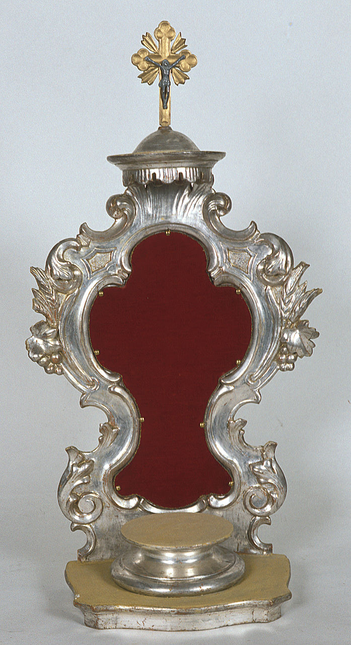tronetto per esposizione eucaristica, opera isolata - manifattura emiliana (seconda metà sec. XVIII)