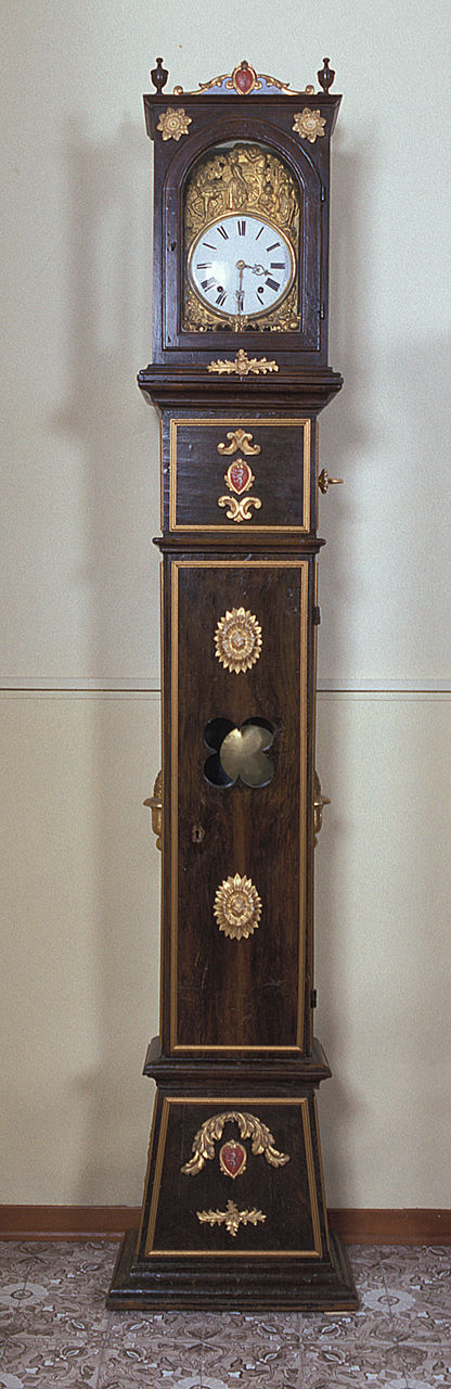 cassa di orologio a pendolo, opera isolata - manifattura spagnola (secc. XVIII/ XIX)