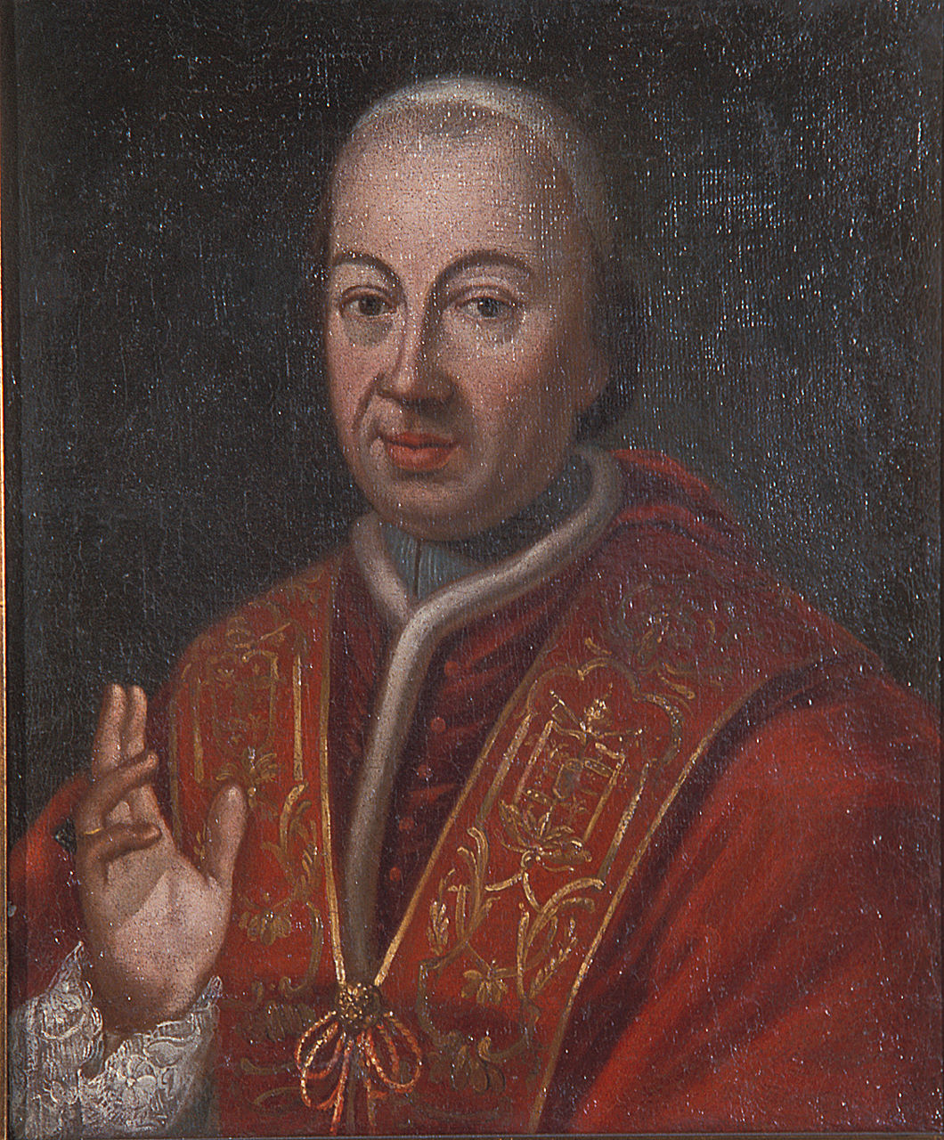 Ritratto di papa Pio IX (dipinto, opera isolata) - ambito italiano (seconda metà sec. XIX)