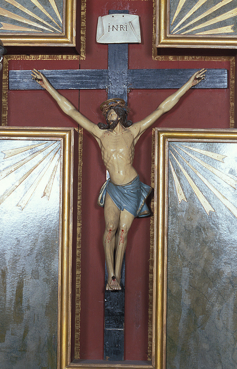 Cristo crocifisso (scultura, opera isolata) - bottega emiliana (seconda metà sec. XVIII)