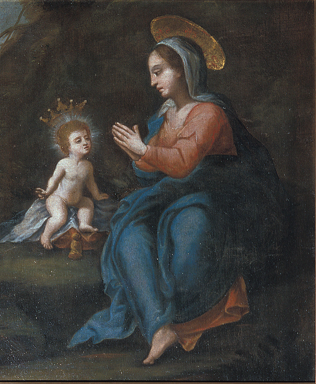 Madonna della Ghiara, Madonna con Bambino (dipinto, opera isolata) - ambito emiliano (seconda metà sec. XVII)