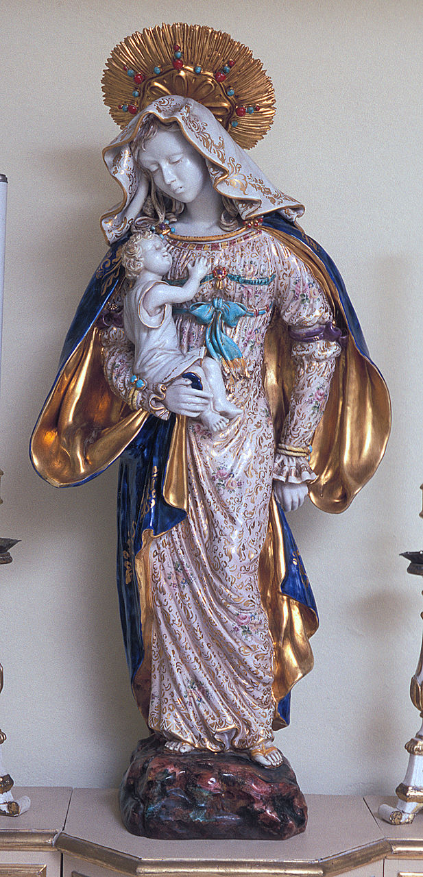 Madonna con Bambino (statua, opera isolata) - bottega italiana (prima metà sec. XX)