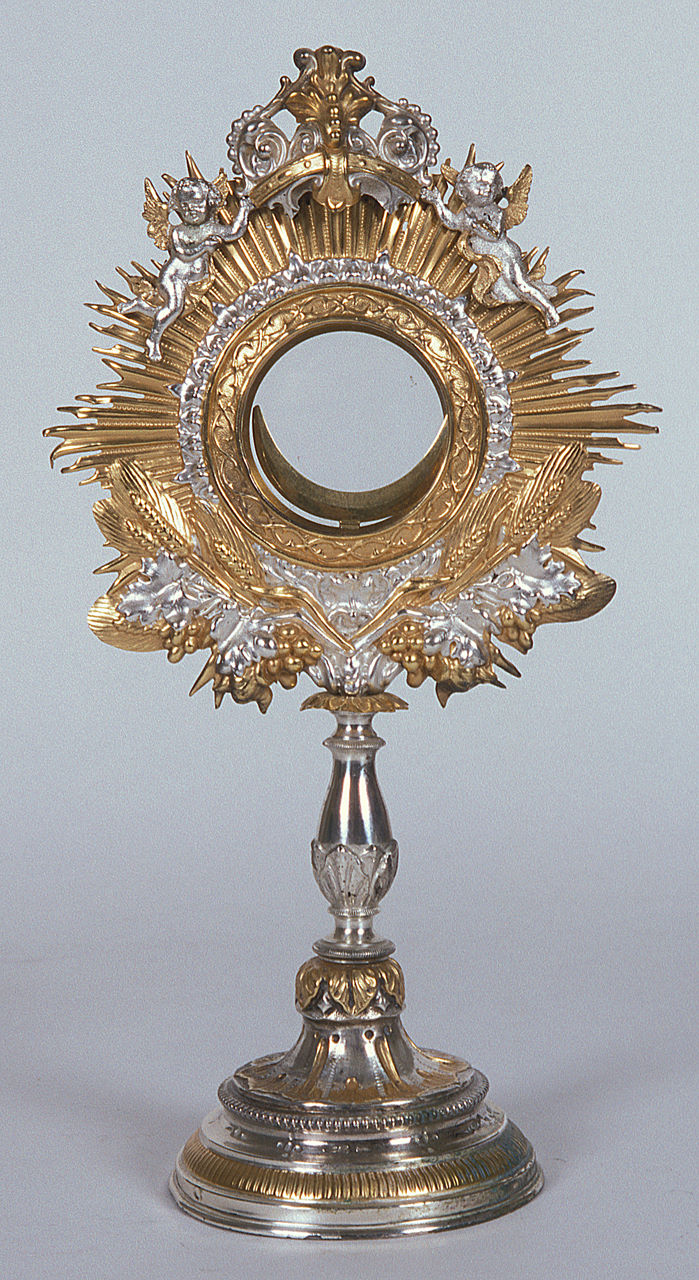 ostensorio - a raggiera, opera isolata - manifattura italiana (primo quarto sec. XX)