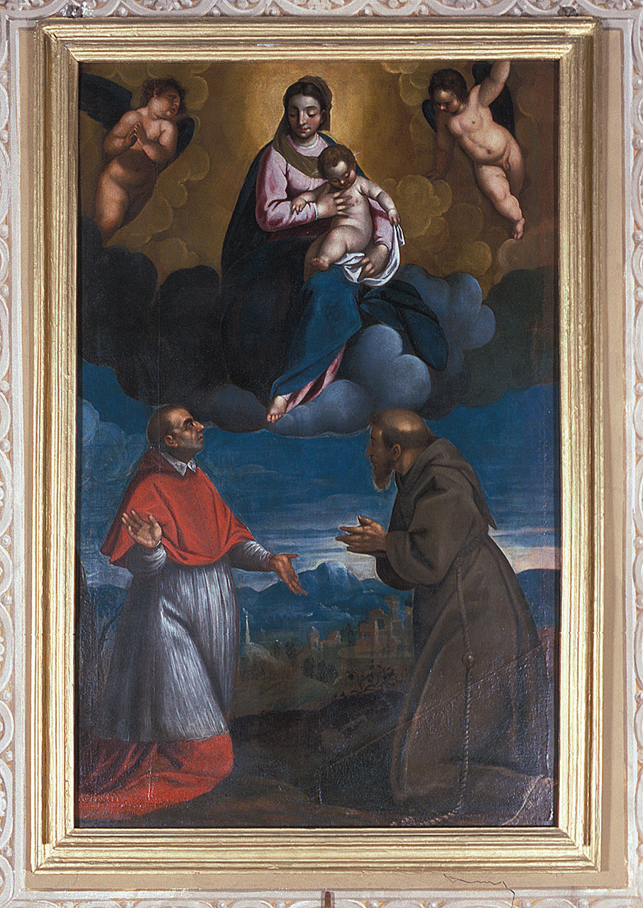 cornice, elemento d'insieme - manifattura ferrarese (sec. XVIII)