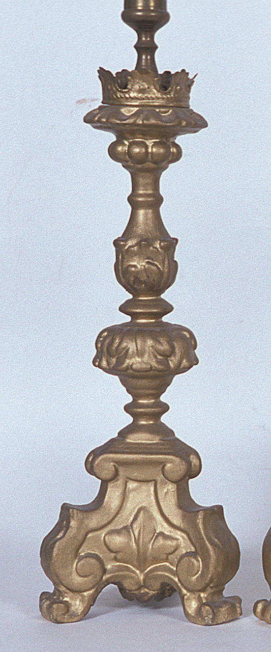 candeliere, serie - manifattura ferrarese (seconda metà sec. XVIII)