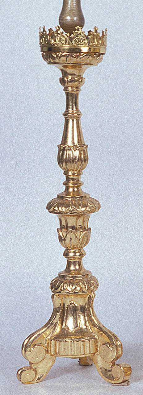 candeliere, serie - manifattura ferrarese (prima metà sec. XIX)